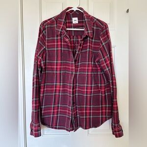 Vans Red Plaid Button-Up Shirt